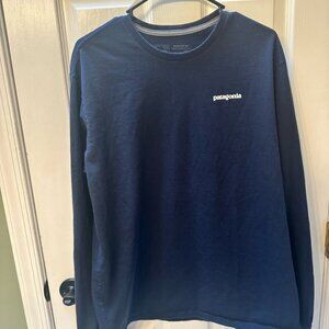 Patagonia Men's Deep Blue Long Sleeve Tee